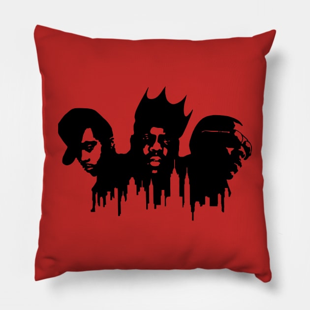 3 Kings of NY Pillow by Tee4daily