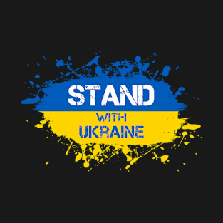 I Stand With Ukraine Splash New T-Shirt