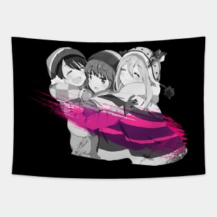 camp girls anime Tapestry