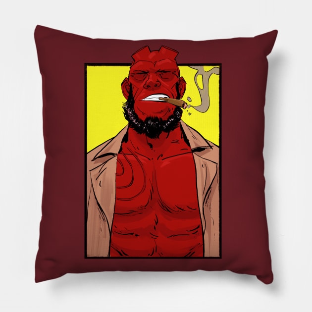 Hellboy Pillow by markodjeska