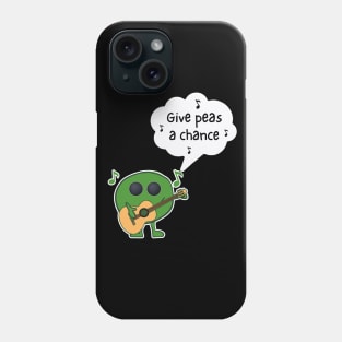 Give Peas A Chance Funny Pea Phone Case