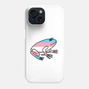 Transgender Pride Flag Frog Phone Case