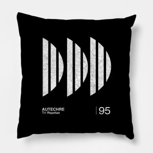 Autechre / Minimal Graphic Design Artwork Pillow