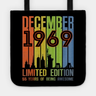 December 1969 55 Years Of Being Awesome Limited Edition Tote