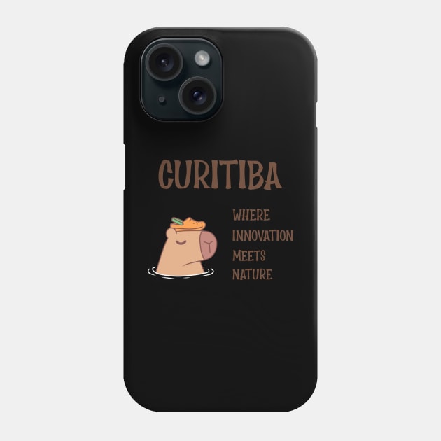 Curitiba: where innovation meets nature Phone Case by Designs by Eliane