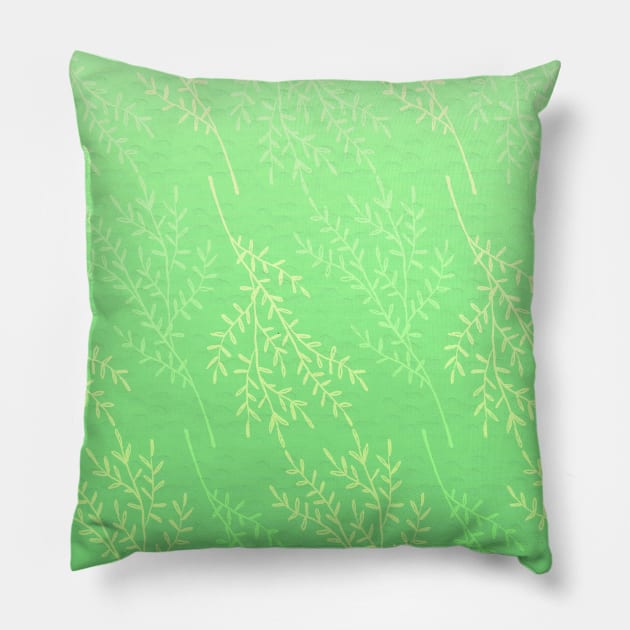 Ophelia's rosemary. Pillow by Roadkill Creations