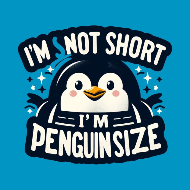 I'm Not Short I'm Penguin Size by Dalindokadaoua