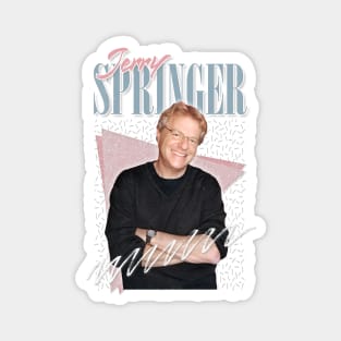 Jerry Springer / Vintage Look 90s Style Design Magnet