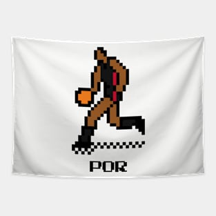 8-Bit Basketball - Portland Tapestry