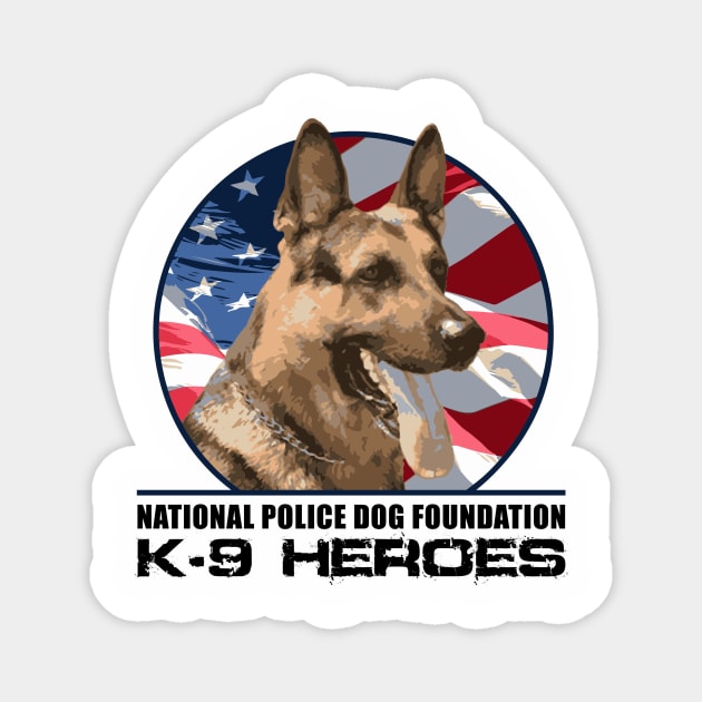 K-9 Heroes Magnet by National Police Dog Foundation