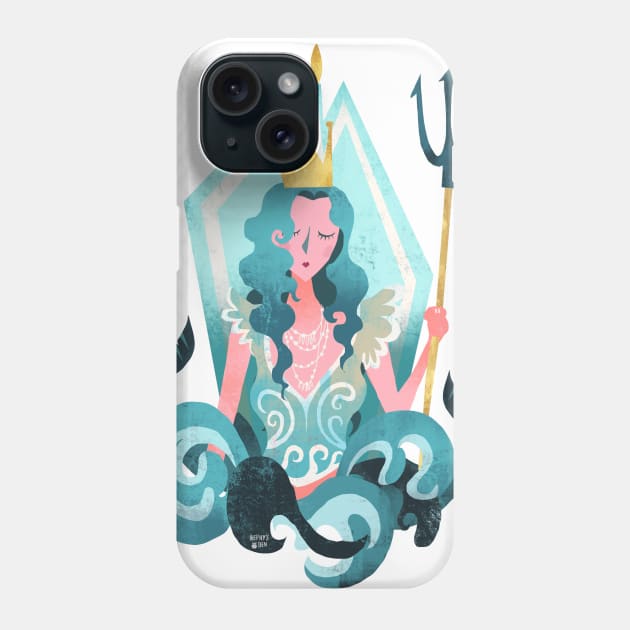 Pisces (Maiden of the Sea) Phone Case by HephysDen