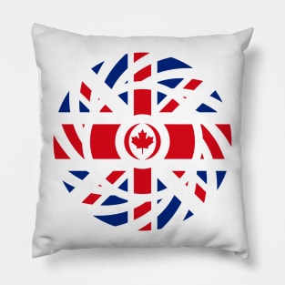 British Canadian Multinational Patriot Flag Series Pillow
