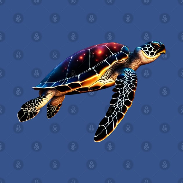 Cosmic Sea Turtle 1 by tocksickart