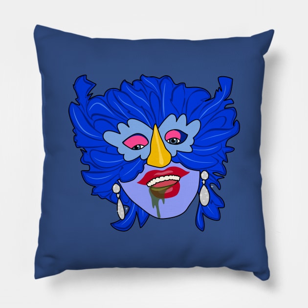 Crystal Methyd | Bird Pillow by Jakmalone