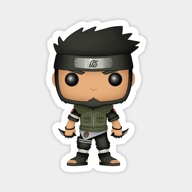 Asuma Pop! Vinyl Magnet by tesseractdigital