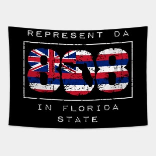 Rep Da 808 in Florida State by Hawaii Nei All Day Tapestry