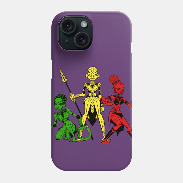 Wakanda Women Phone Case by nocturnallygeekyme