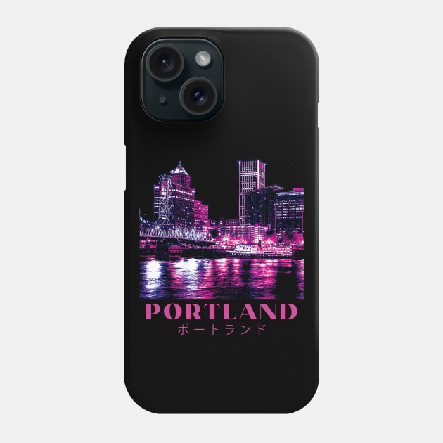 Portland Oregon Aesthetic Phone Case by Ferrazi