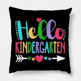 Kergarten Heart Teacher Student Back To School Pillow