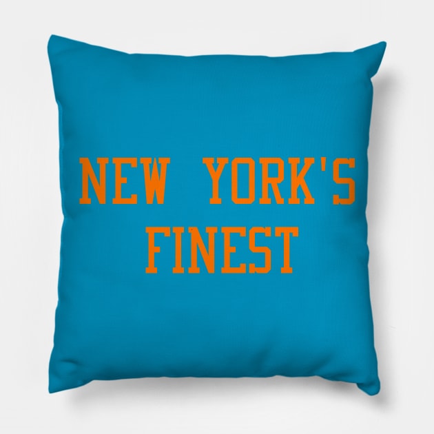 New York's Finest item Pillow by teakatir
