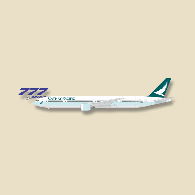 Cathay Airlines Boeing 777 by GregThompson