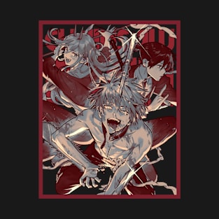 Chainsaw Man - Denji, Power, Aki T-Shirt