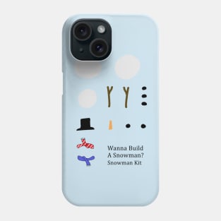 Wanna Build a Snowman? Snowman building kit Phone Case