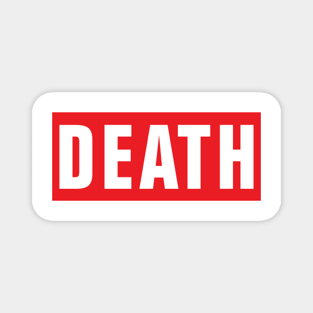 Death Magazine Magnet by Nick Quintero