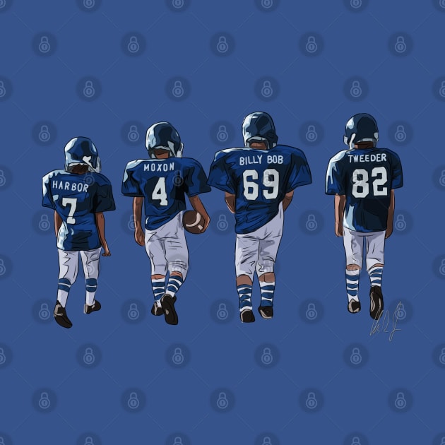 Varsity Blues: West Canaan Pee Wee by 51Deesigns