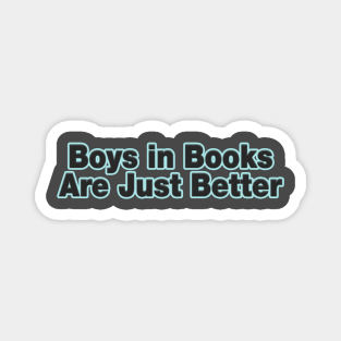 Boys in Books Magnet