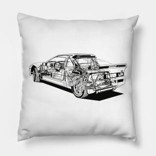 Ford RS200 Anatomy Pillow