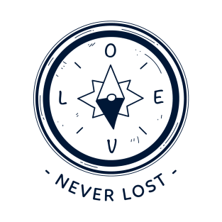 LOVE NEVER LOST. Travel Couple Travel T-Shirt