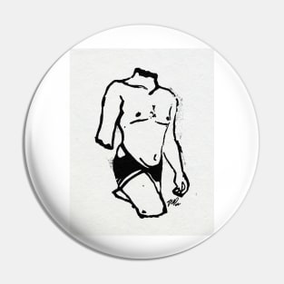 UNAPOLOGETIC FTM Queer Transmasculine Transgender Body Positivity Art Pin