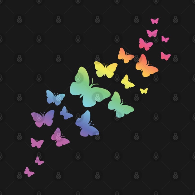 Pride Month Butterfly by dumb designer