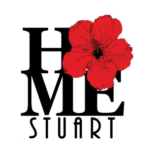 HOME Stuart Red Hibiscus T-Shirt