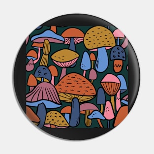 Mushrooms toadstools woodland autumn fall funghi Pin