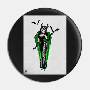 Green darkness Pin