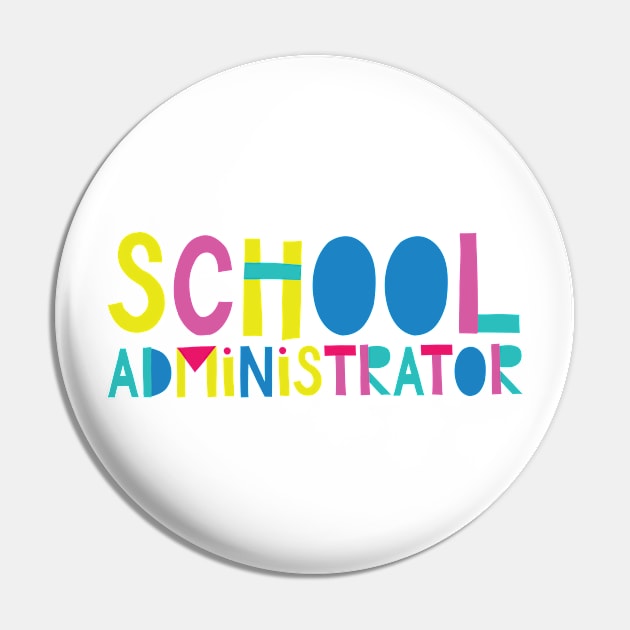School Administrator Gift Idea Cute Back to School Pin by BetterManufaktur