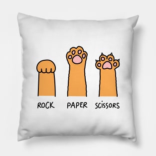 Rock Paper Scissors Pillow