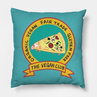 The Vegan Club: corgi pizza Pillow