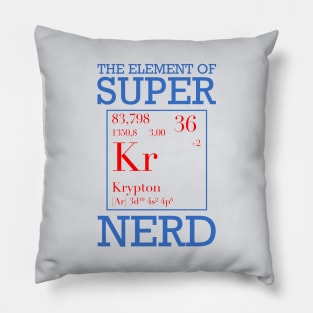 The Element of Super Nerd Pillow