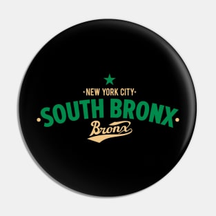 New York - South Bronx Lettering - Bronx Apparel Pin