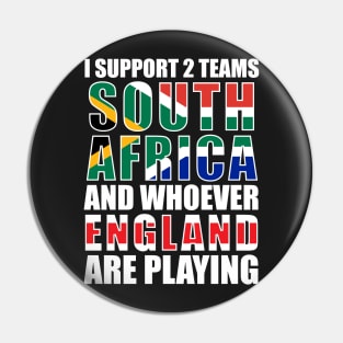 South Africa Sports Supporter England Joke Funny Pin