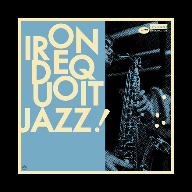 Irondequoit Jazz! (transparent black) by todd_stahl_art