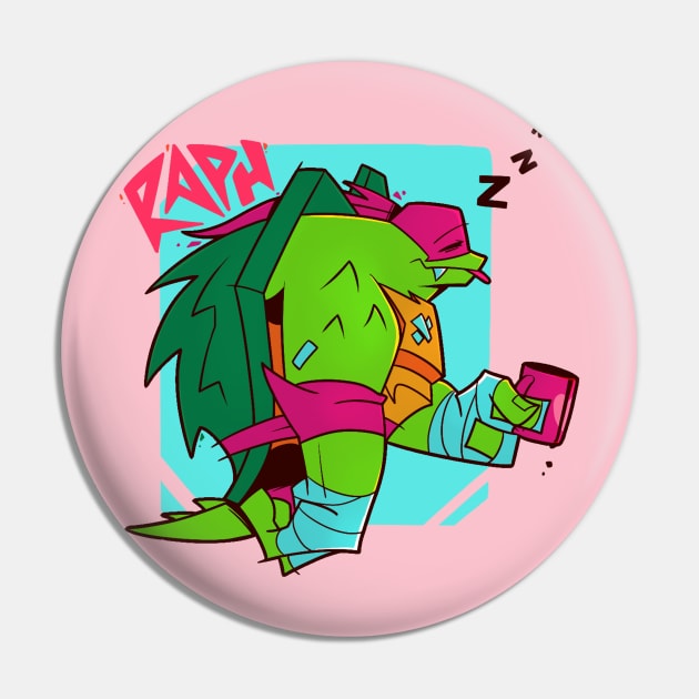 Sleepy Raph Pin by anitasafonova