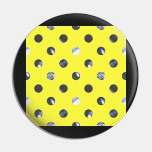 Dots on yellow Pin