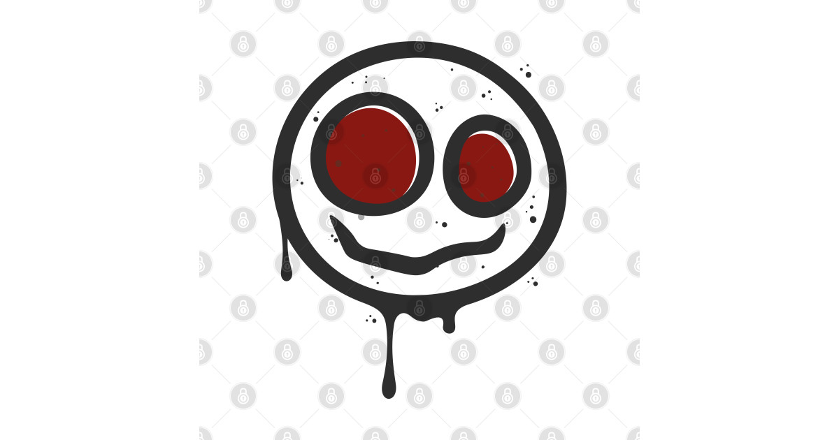 scary illustrations face Scary Creepy Face TShirt TeePublic