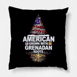 Christmas Tree  American Grown With Grenadan Roots - Gift for Grenadan From Grenada Pillow