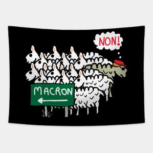 Anti Macron Tapestry