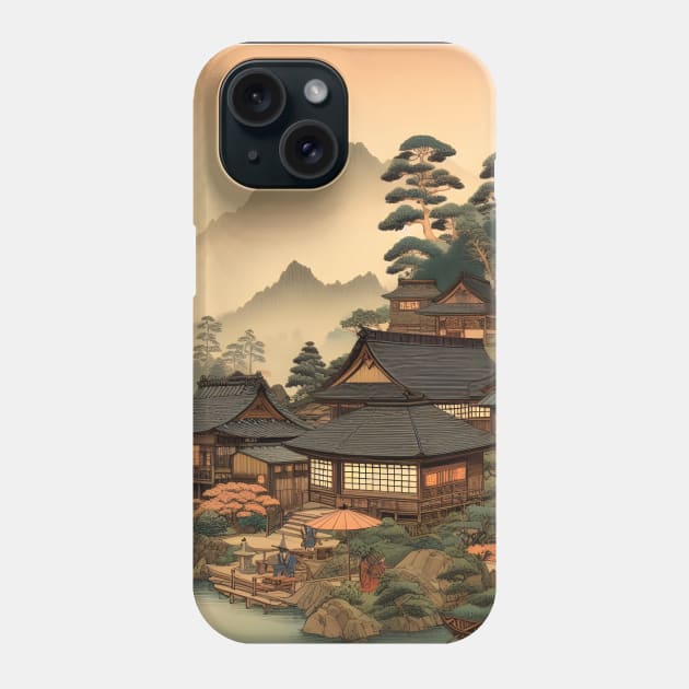 Japanese Art: Exploring Ancient Beauty and Modern Expression Phone Case by insaneLEDP